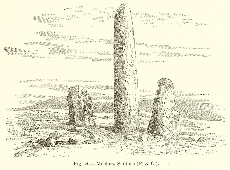Menhirs，撒丁岛 作者 英语学校