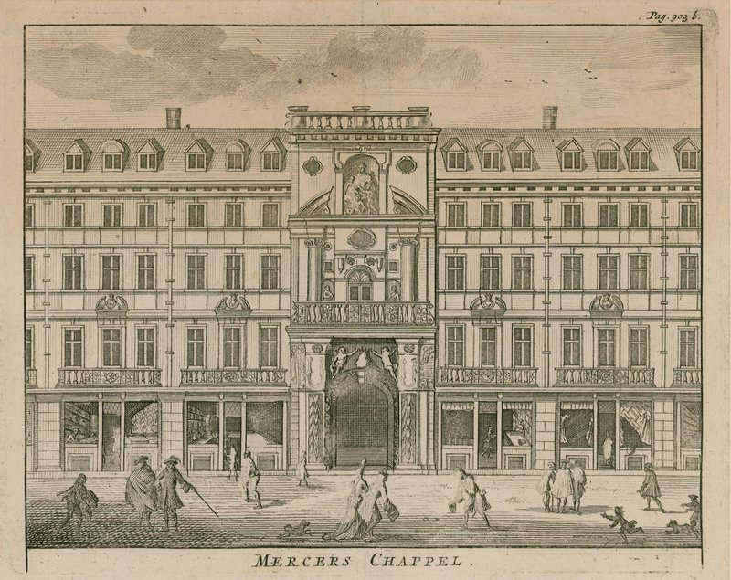 Mercers Chapel，Cheapside，伦敦 作者 英语学校