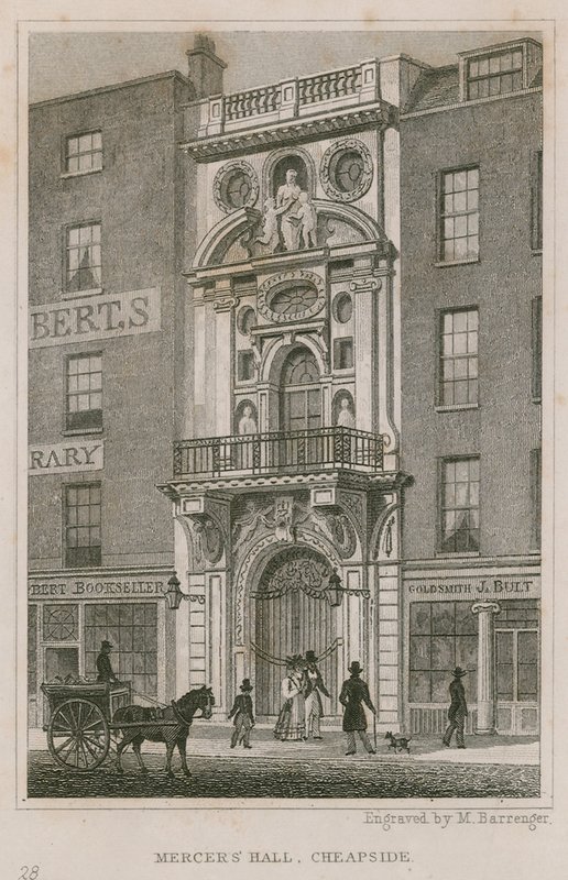 Mercers Hall，Cheapside，伦敦 作者 英语学校