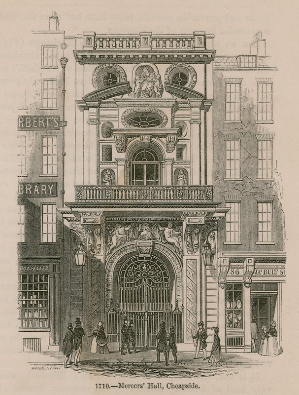 Mercers Hall，Cheapside，伦敦 作者 英语学校