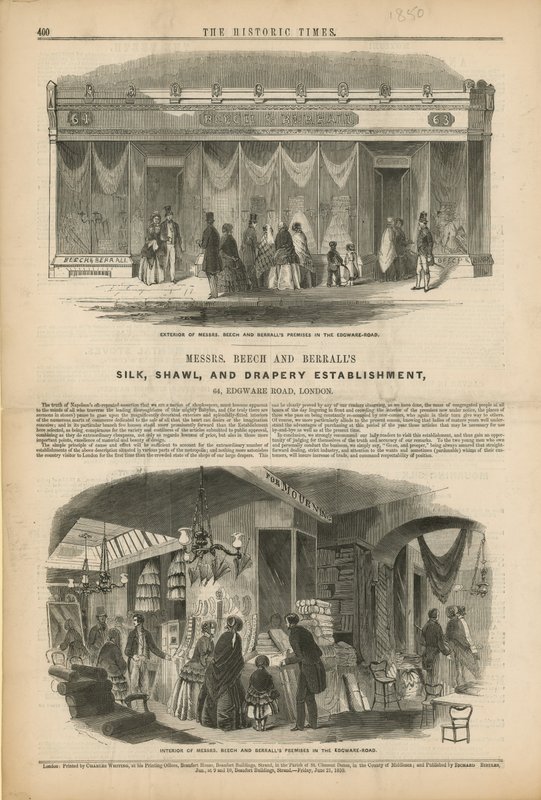 Messrs Breech和Berralls Silk，Shawl和Drapery Establishment 作者 英语学校