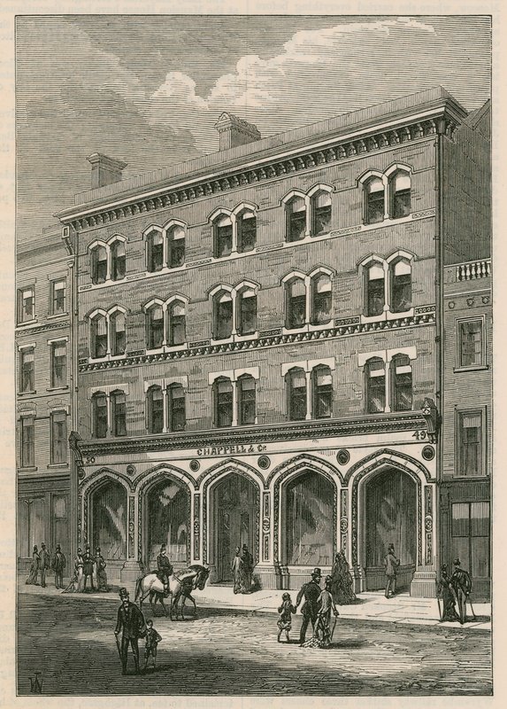 Messrs Chappell＆Cos Premises，伦敦新邦德街 作者 英语学校