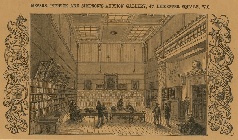 Messrs Puttick和辛普森一家莱斯特广场拍卖室 作者 英语学校