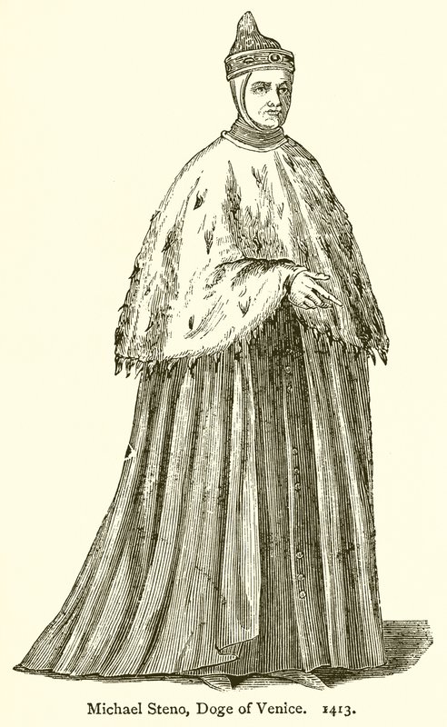 Michael Steno，威尼斯总督。 1413 作者 英语学校
