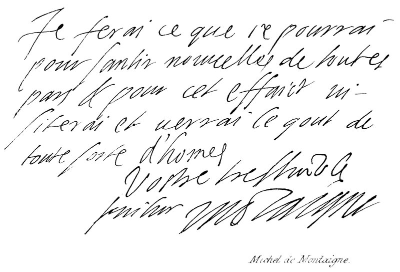 Michel de Montaigne 作者 英语学校