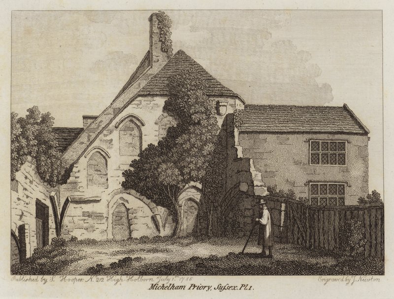 米歇尔姆修道院，苏塞克斯，1785年 作者 英语学校