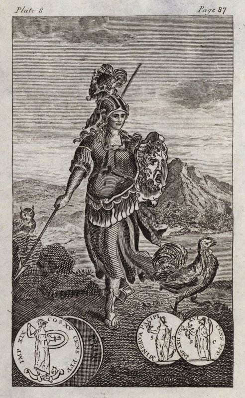 Minerva, or Pallas (engraving) 作者 英语学校