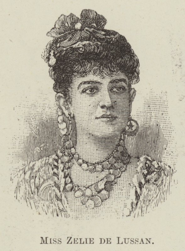 Zelie de Lussan 小姐（版画） 作者 英语学校