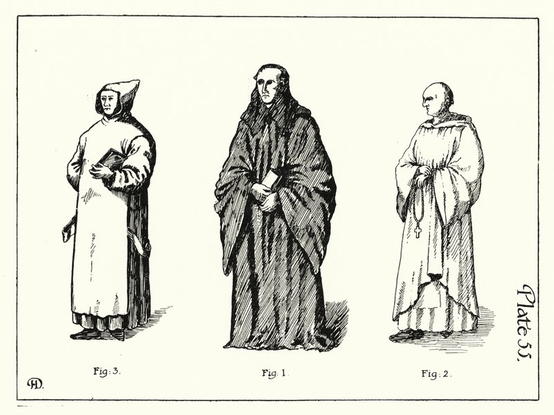 修道院命令（石版画） 作者 英语学校