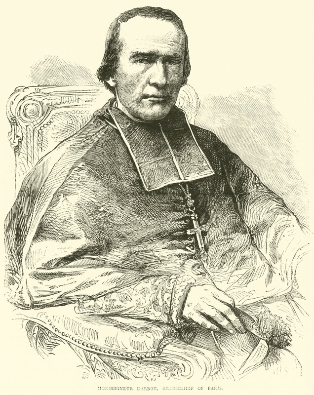 1871年3月，巴黎大主教Monseigneur Darboy 作者 英语学校
