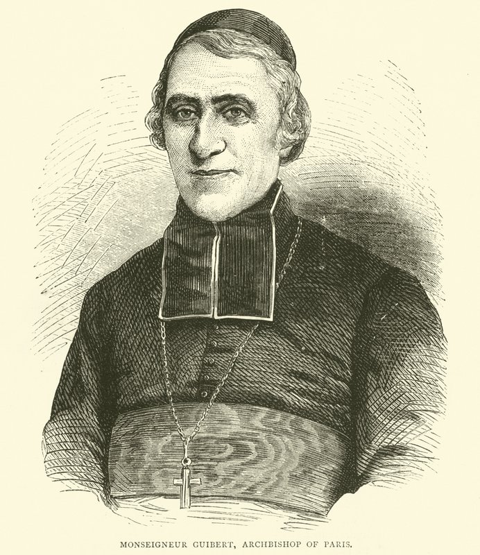 1871年5月，巴黎大主教Monseigneur Guibert 作者 英语学校