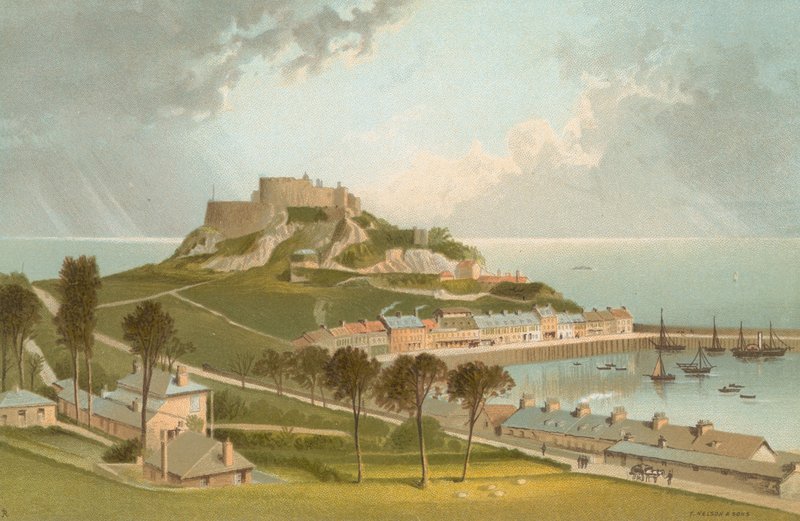 Mont Orgeuil城堡 - 泽西岛 作者 英语学校