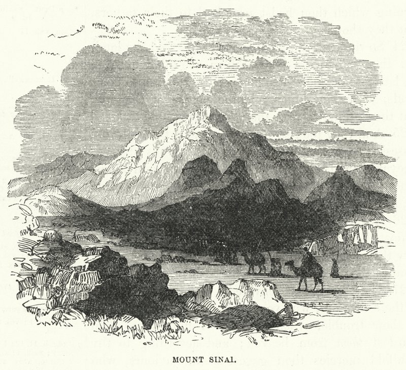 Mount Sinai (engraving) 作者 英语学校