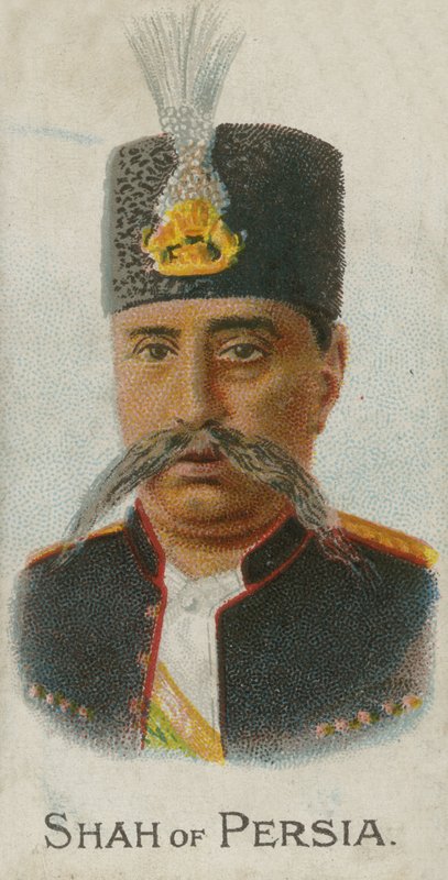 Mozaffar ad-Din，波斯的Shah 作者 英语学校