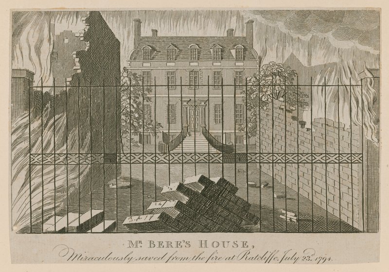 1794年7月23日，Beres House先生奇迹般地从Ratcliffe的火灾中救了出来 作者 英语学校