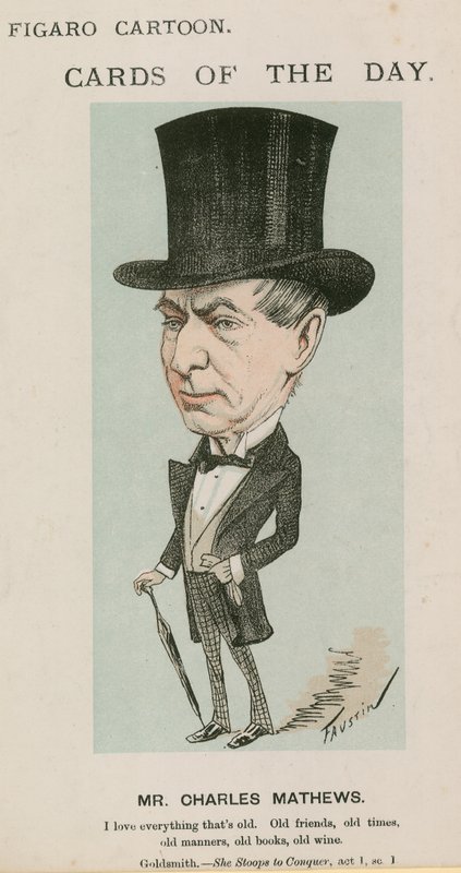 Charles Mathews先生，卡通片 作者 英语学校