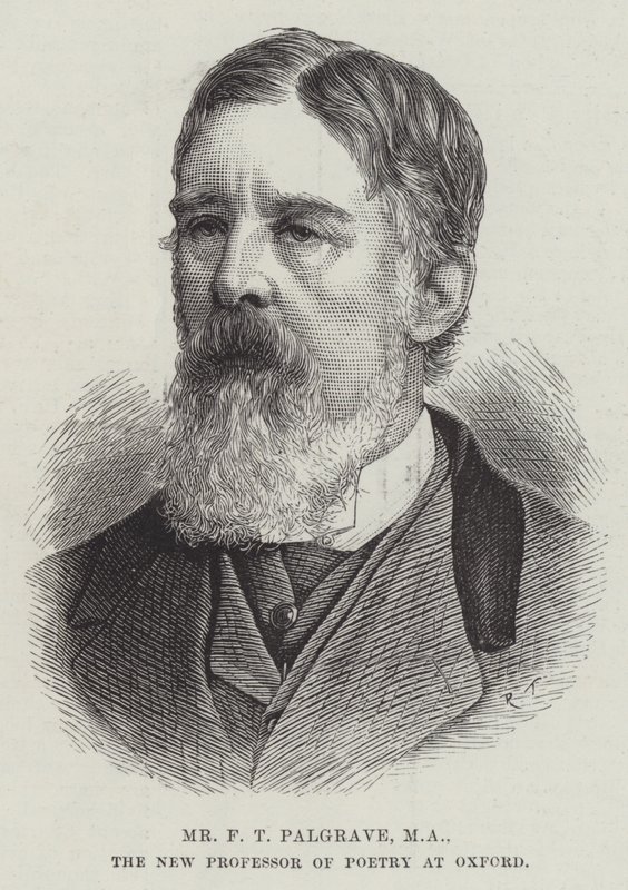 Mr F T Palgrave, MA, the New Professor of Poetry at Oxford (engraving) 作者 英语学校