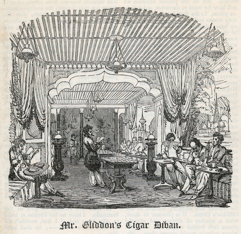 考文特花园国王街Gliddons Cigar Divan先生 作者 英语学校