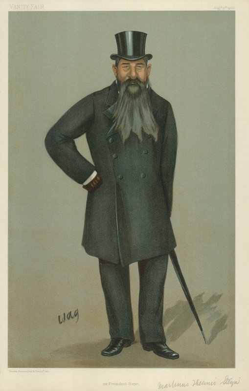 Martinus Theunis Steyn先生，前总统Steyn，1900年8月9日，名利场漫画 作者 英语学校