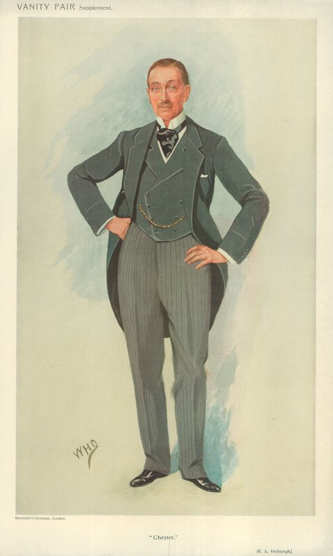 Robert Armstrong Yerburgh先生，切斯特，1910年4月28日，名利场漫画 作者 英语学校