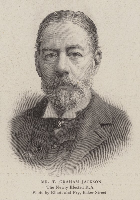 T Graham Jackson先生（雕刻）。 作者 英语学校