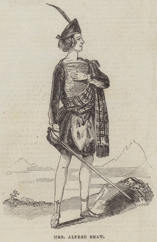 阿尔弗雷德·肖夫人（版画） 作者 英语学校