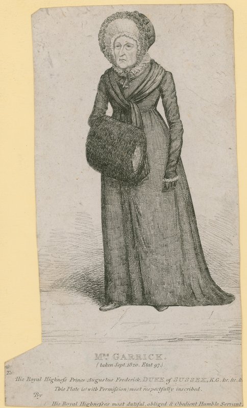 加里克夫人（Eva Marie Veigel），于1820年9月拍摄 作者 英语学校