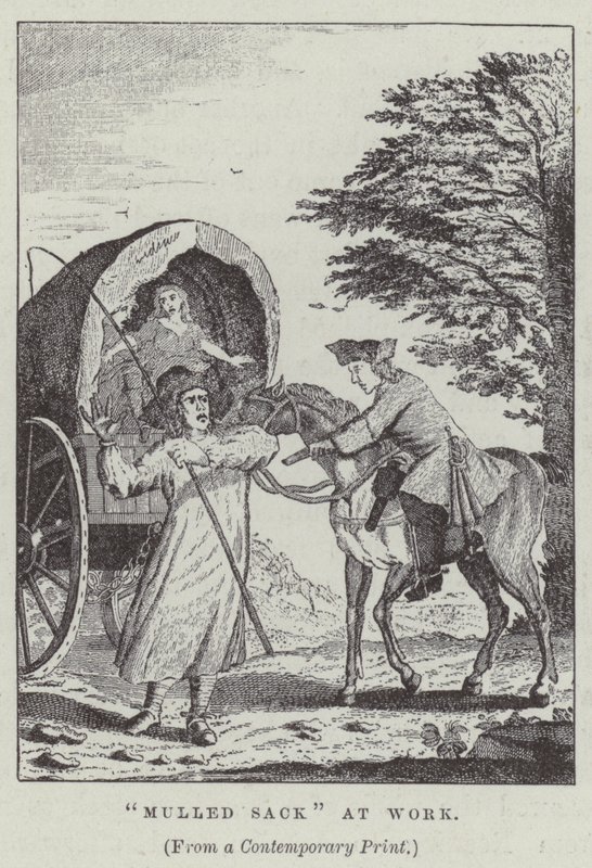 "Mulled sack" at work (engraving) 作者 英语学校