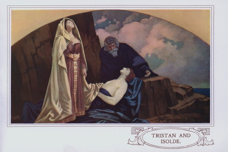 Peter Robinson 餐厅的壁画：Tristan and Isolde（彩色石版画） 作者 英语学校