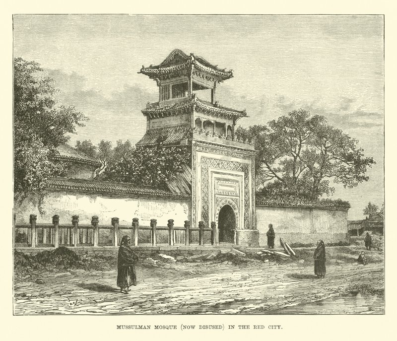 穆苏尔曼清真寺，现在已被废弃，在红城 作者 英语学校