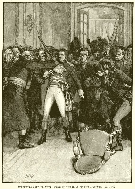 Napoleons Coup de Main：古代大厅里的场景 作者 英语学校