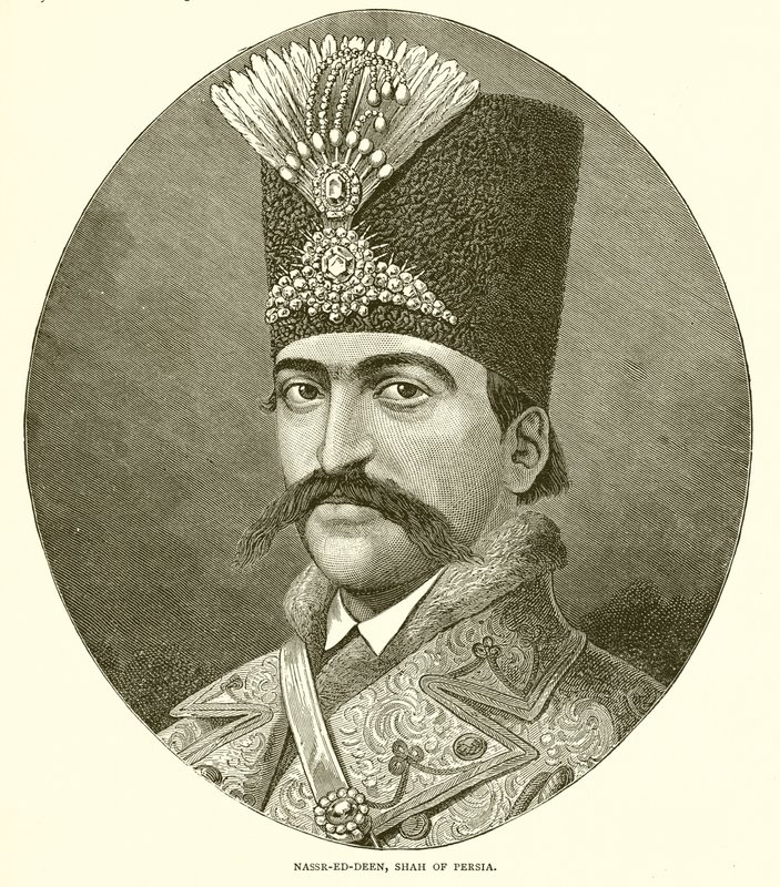 Nasser ed Deen，波斯的Shah 作者 英语学校