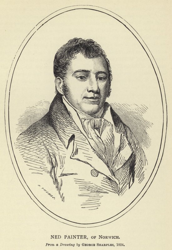 N24的Ned Painter，来自George Sharples的绘画，1824年 作者 英语学校
