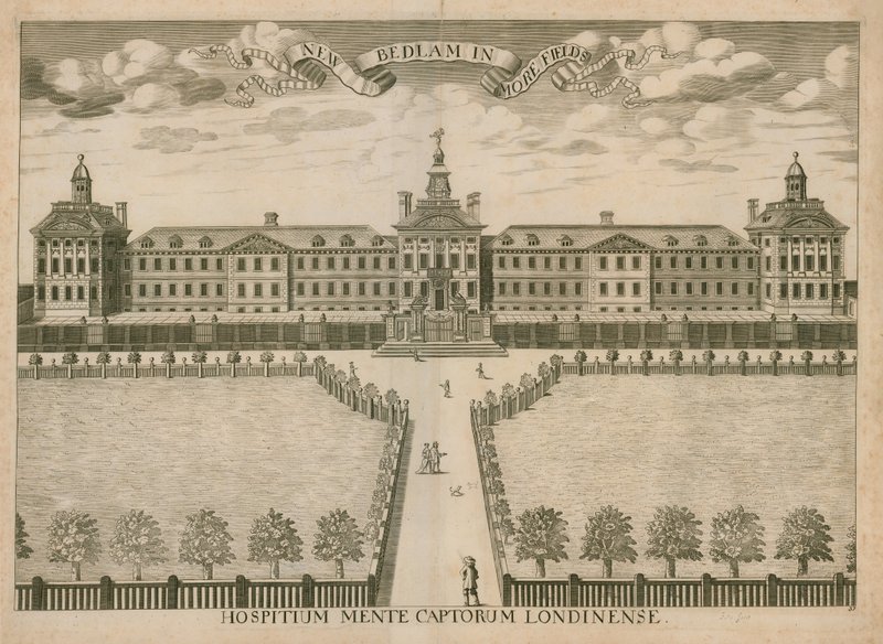 新的Bedlam医院，Moorfields，伦敦 作者 英语学校