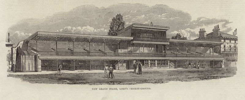 新的Grand Stand，Lords Cricket Ground 作者 英语学校
