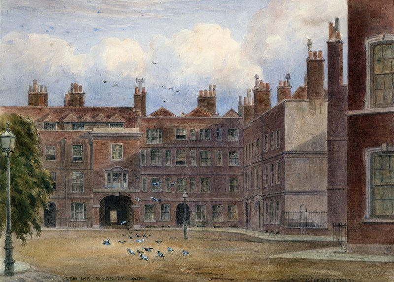 New Inn，Wych Street，1901（纸上写着） 作者 英语学校