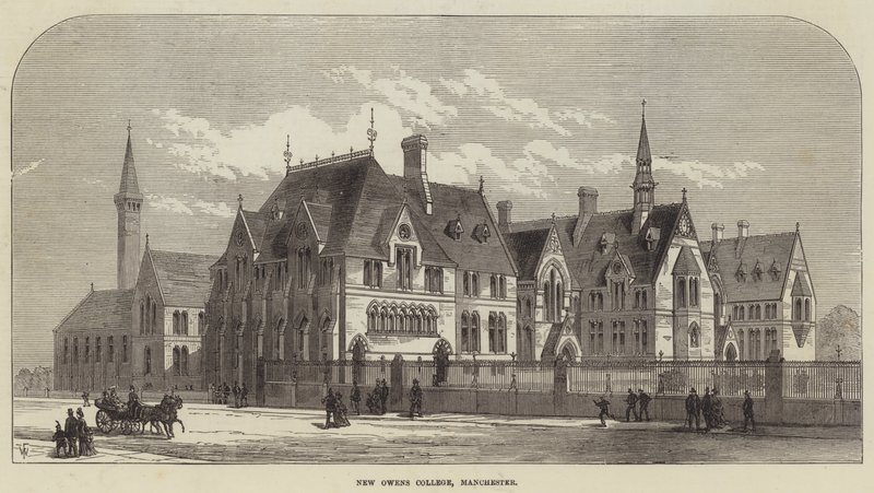 曼彻斯特新欧文斯学院（版画） 作者 英语学校