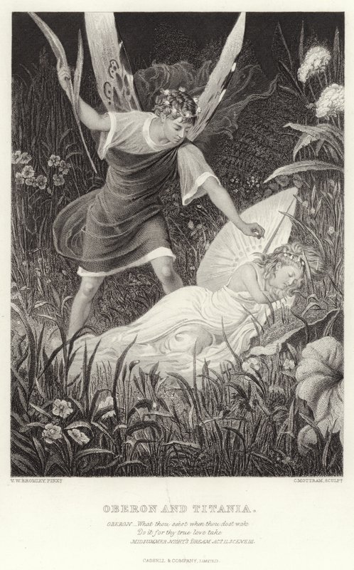 Oberon and Titania，仲夏夜之梦，第二幕，第三场 作者 英语学校