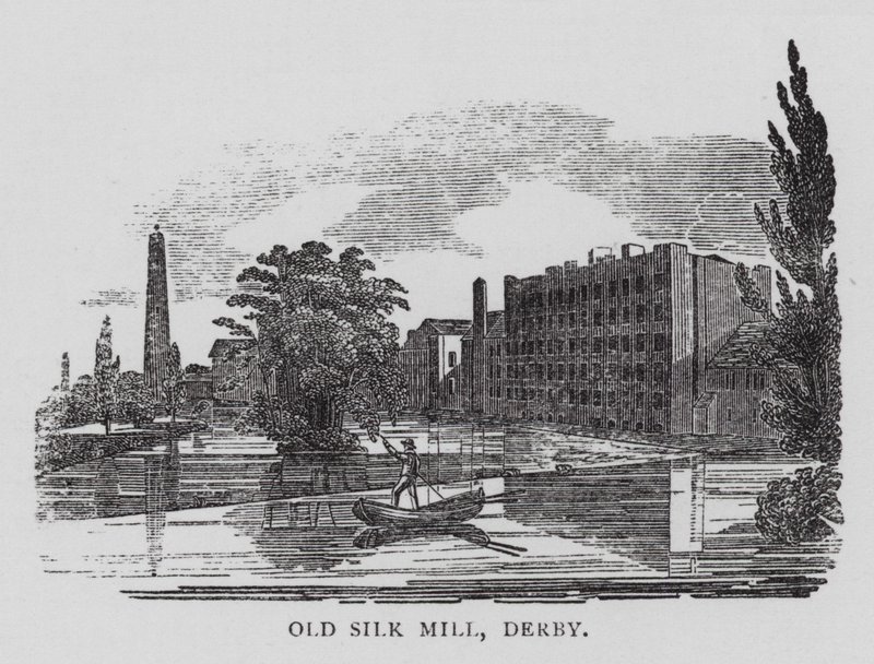 Old Silk Mill, Derby (engraving) 作者 英语学校