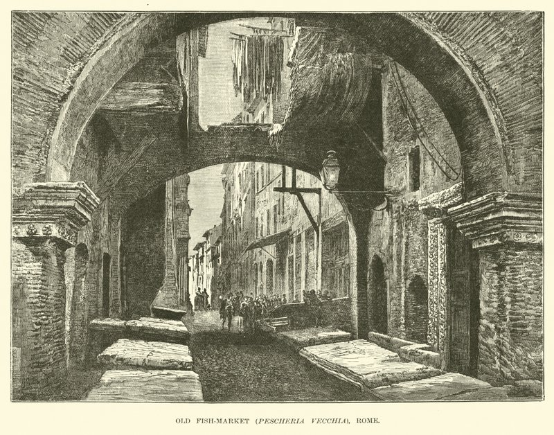 老鱼市场，Pescheria Vecchia，罗马 作者 英语学校