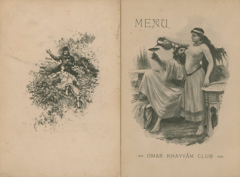 Omar Khayyam俱乐部晚餐菜单 作者 英语学校