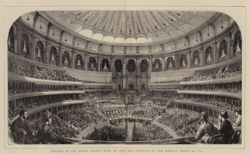 Opening of the Royal Albert Hall of Arts and Sciences by Her Majesty, 29 March 1871 (engraving) 作者 英语学校