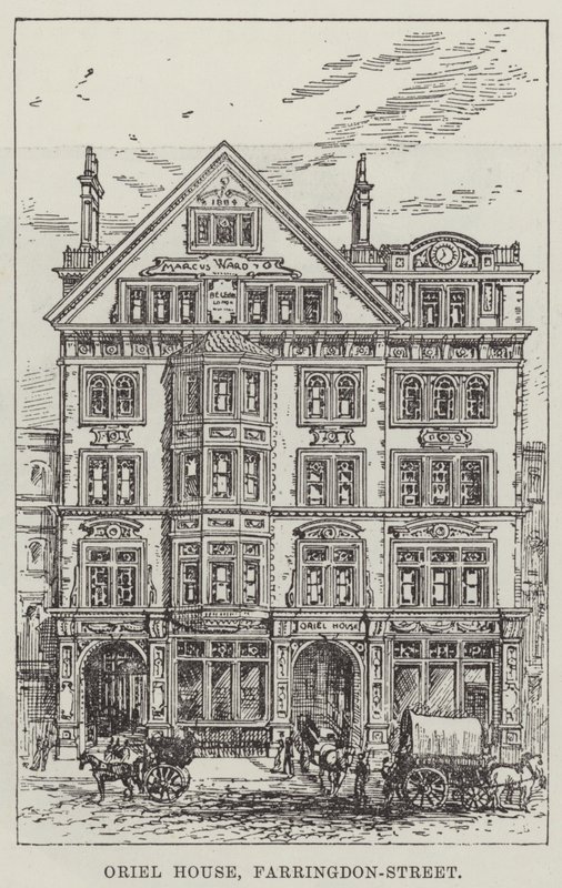 Oriel House，法灵顿街（雕刻） 作者 英语学校