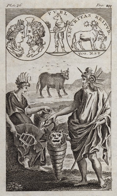 Osiris、Apis、Serapis (雕刻) 作者 英语学校