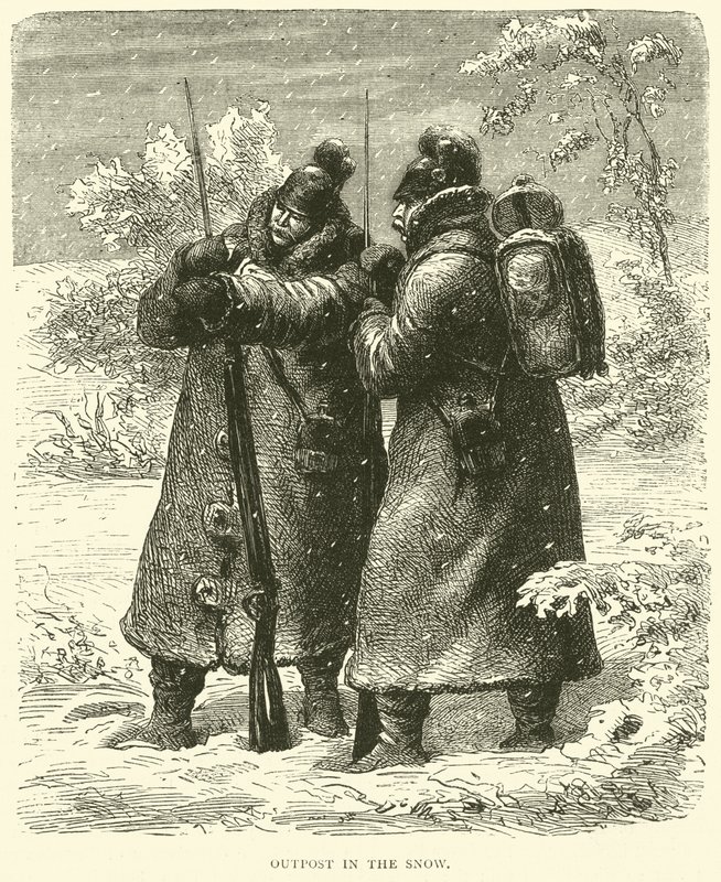 1870年10月，雪中的前哨 作者 英语学校