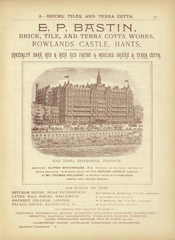 1892年建筑师，测量师和工程师纲要的页面 作者 英语学校