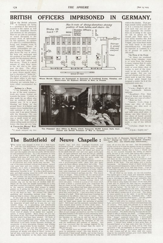 1915年5月15日The Sphere的页面 作者 英语学校