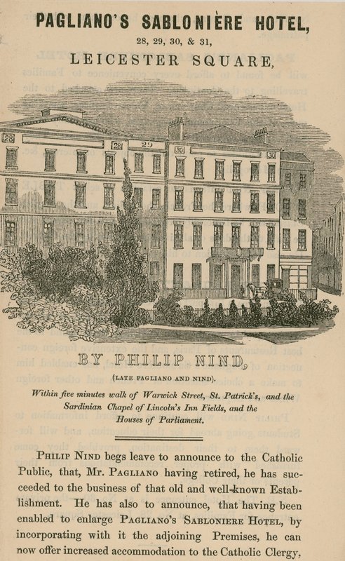Paglianos Sabloniere酒店，莱斯特广场，伦敦 作者 英语学校