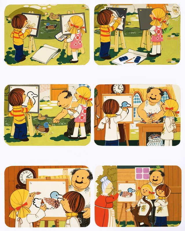 画一只鸭子 作者 英语学校