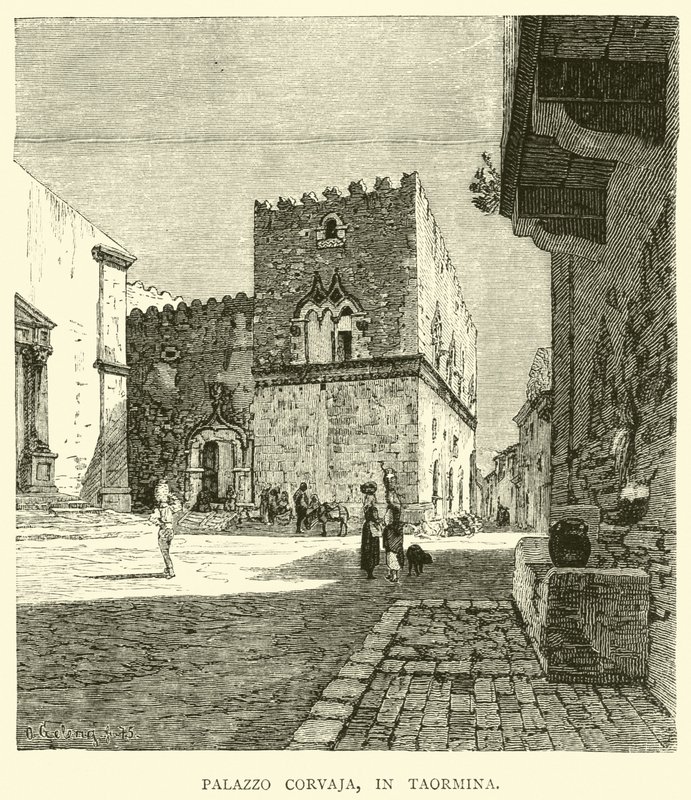 Palazzo Corvaja，位于陶尔米纳 作者 英语学校